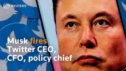 Musk fires top executives at Twitter
