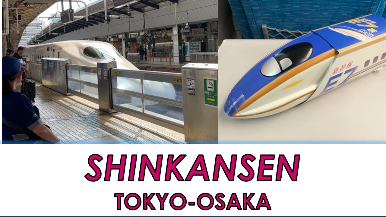 SHINKANSEN - Japanese Bullet Train From Tokyo to Osaka!