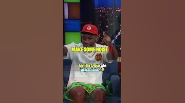 Thumbnail of Tyler The Creator With Stephen Colbert