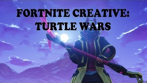 Fortnite Creative: Turtle Wars Map! (Code + Gameplay)
