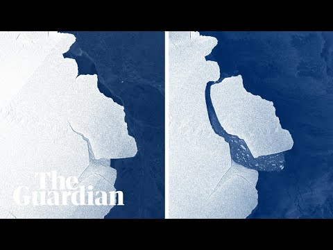 City-sized iceberg separates