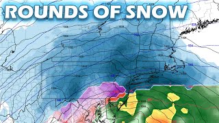 COLD AND SNOWY WEATHER PATTERN SETUP IN THE NORTHEAST!