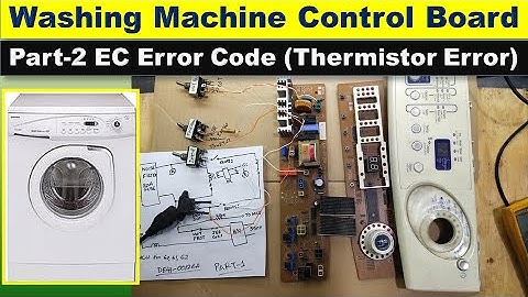 [413] Samsung EC Thermistor Error / Temperature Sensor Error in  DE41-00126A Front Load Washing