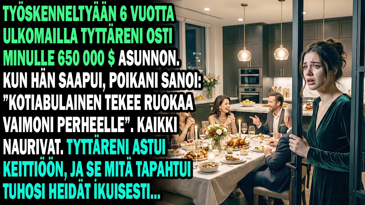 Oliko se todella tapahtunut – vai olinko vain menettämässä järkeni? Oma poikani seisoi keittiössäni ja sanoi: ”Piippa tekee päivällistä vaimoni perheelle.” Piippa. Minä, Suoma, hänen äitinsä, joka...