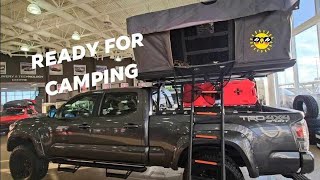 TOYOTA TACOMA WITH CAMPING GEAR FOR SUMMER #camping #summer