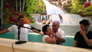 My mom gets baptized!!