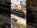 Glenn’s Canadian National MTH U1F pulling KLine 21”passenger cars #train #ogauge #modeltrains #3rail