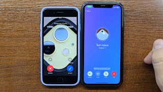 iOS 18 Contacts & Telegram Widgets Outgoing & Incoming Calls. iPhone 11 + iPhone SE3 + Razr 50 Ultra screenshot 5