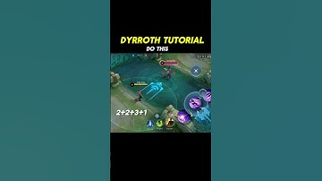 ✅️ Dyrroth Tutorial By Decoder #mlbb #mobilelegends #ml