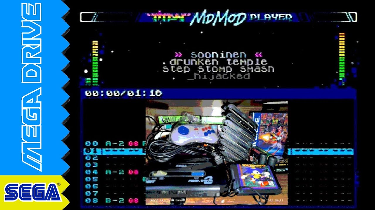 SEGA Mega Drive 2 - MK 1631-07 - TITAN MDMOD PLayer