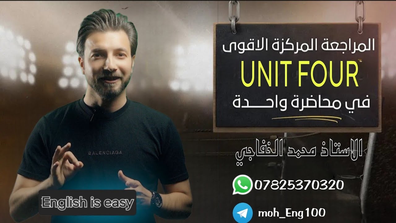 #المراجعة _المركزة / اليونت الرابع بمحاضرة