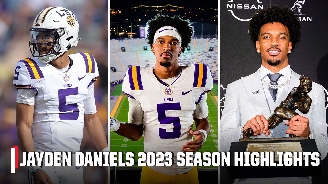 JAYDEN DANIELS HEISMAN YEAR 🔥 LSU's LOST season?! [2023 Season Highlights] | ESPN College Football