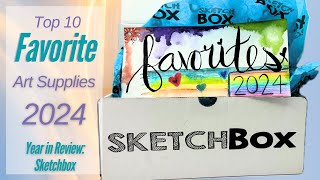 Top 10 Favorite Art Supplies Sketchbox 2024 Review Premium Subscription Box Gift Ideas