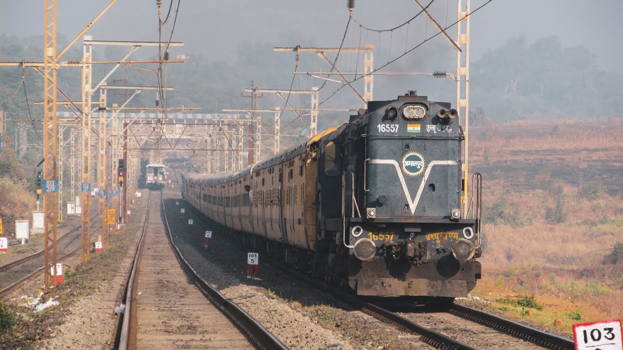 Trainspotting at Palasdhari Hill - Khandala Bhor Ghats | Surprise Visit of Jamalpur ALCo