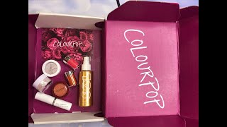 РАСПАКОВКА ПОСЫЛКИ COLOURPOP: КОСМЕТИКА ДЛЯ НОВОГО ГОДА И СЦЕНЫ