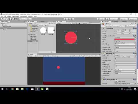 Unity 3D - Física y colisiones en 2D nivel Padawan - YouTube