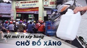 Cảnh tượng ít thấy: Dân TP.HCM ùn ùn xếp hàng chờ đổ xăng