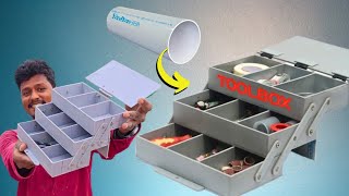 How to Make a Tool Box using PVC Pipe🔥 🧰 | Can you make a Tool Box like this too!🥰