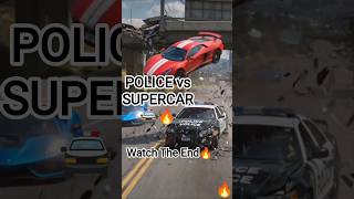 Car Race Game || Supercar vs Police Car🔥 #gameplay #gaming #Shorts #viral #yosho