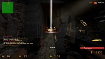 Counter Strike Source Zombie Escape mod online gameplay on LOTR Mines Of Moria map
