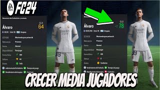 COMO SUBIR LA MEDIA de tus JUGADORES en MODO CARRERA  EA FC 24