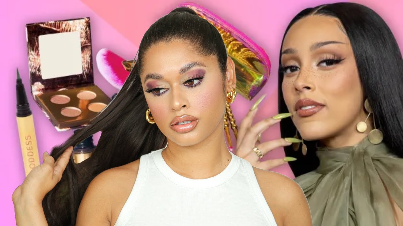 DOJA CAT NEW* MAKEUP COLLABORATION WITH BH COSMETICS REVIEW & TRY ON