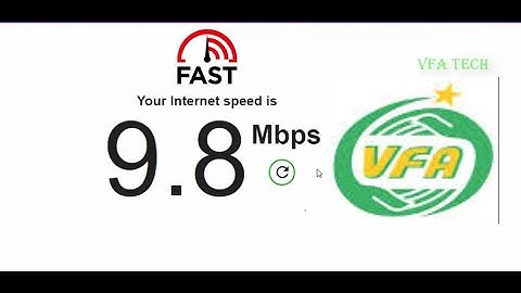 How to check your internet speed with fast.com | VFA Tech