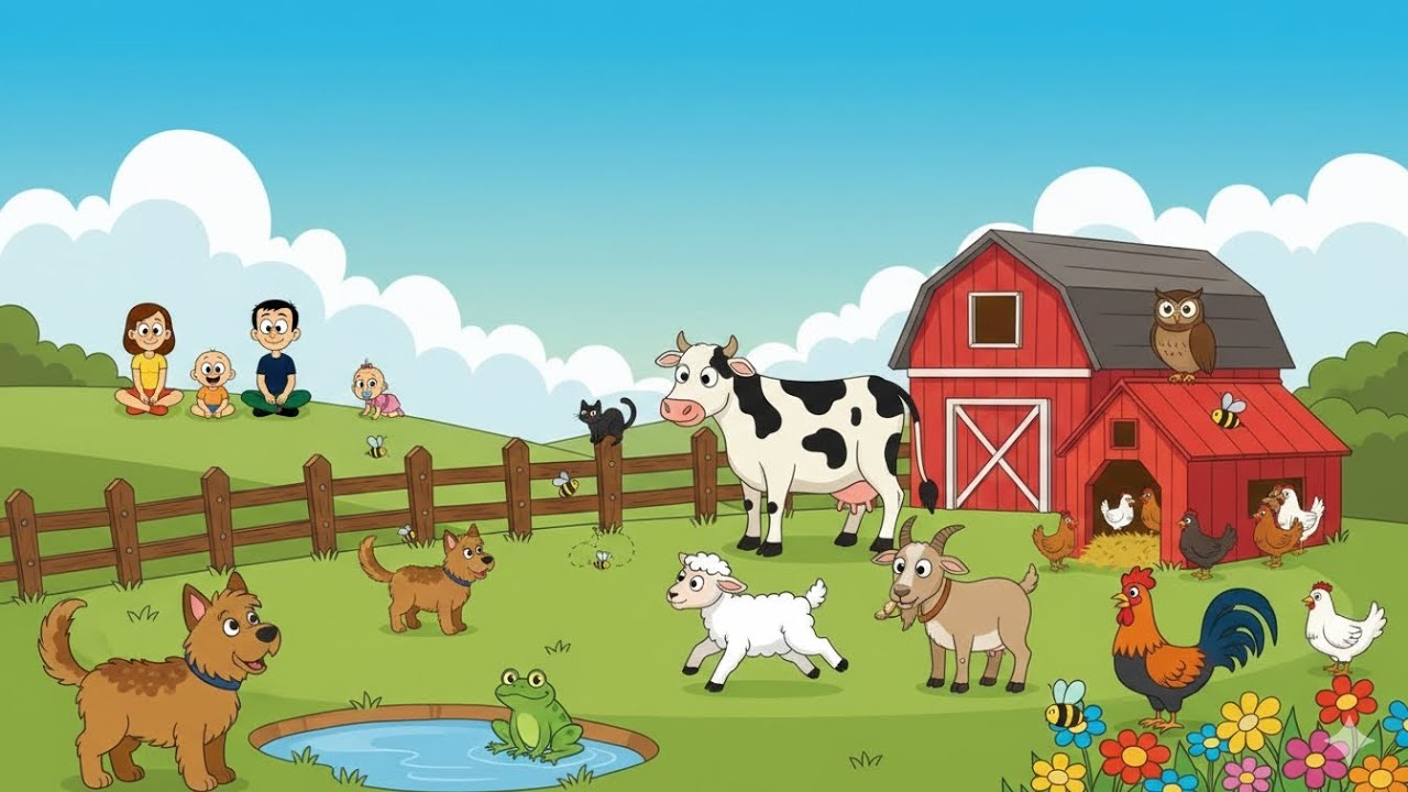 Zërat e Kafshëve -Kënge për Fëmijelë - Animal Sounds 