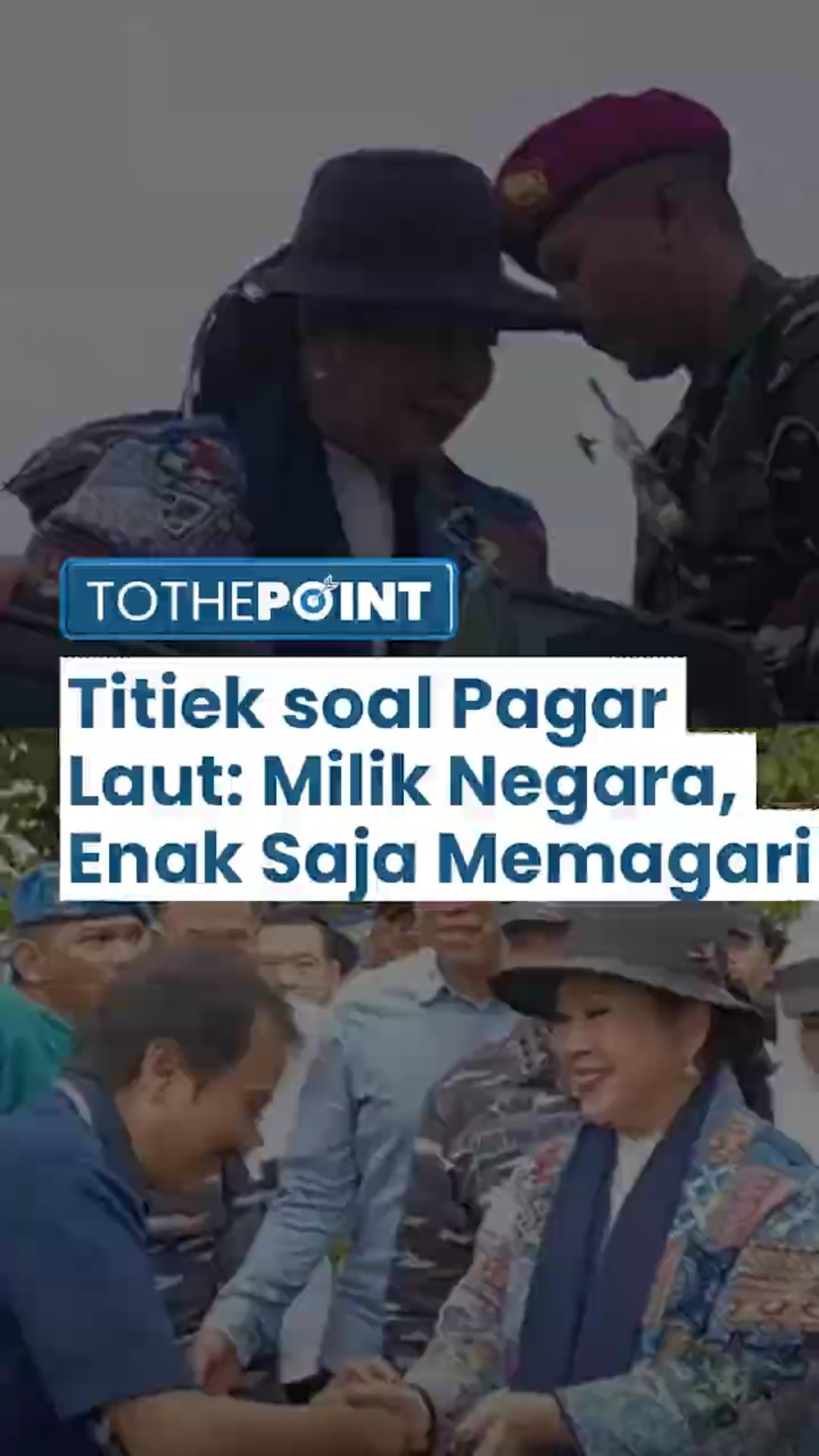 Titiek Soeharto Turun Tangan Tinjau Pembongkaran Pagar Laut Tangerang Bareng TNI: Enak Saja Memagari