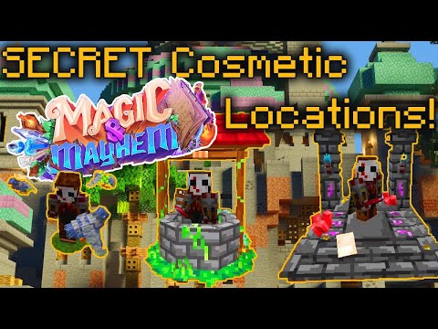 ALL Secret Loot Locations! Unlockables in the Cubecraft RPG Magic and Mayhem Cages & Win Effect