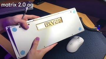 Matrix 2.0og Keyboard Typing Sound Test