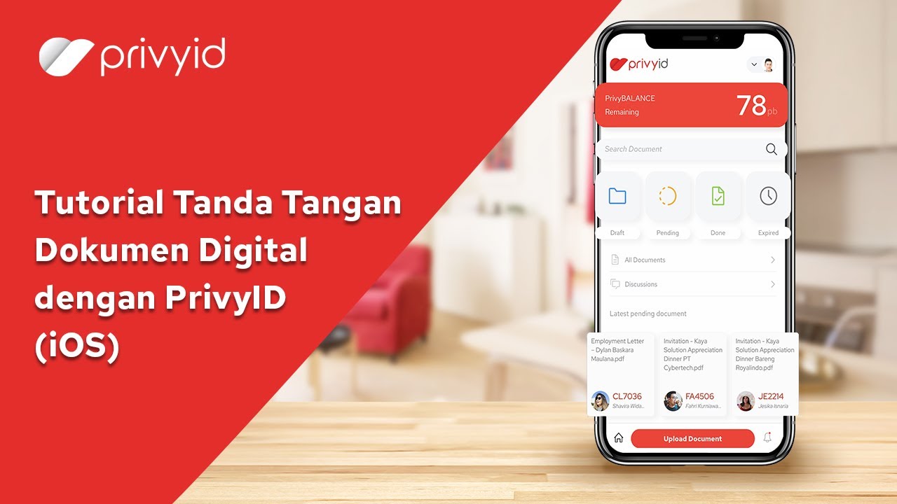 Tutorial Cara Tanda Tangan Dokumen Secara Digital Dengan Privyid Ios Youtube