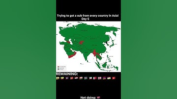 Trying to get a sub from every country in Asia! #shorts #viral #reels #siuuuuu #mapping #maps #map