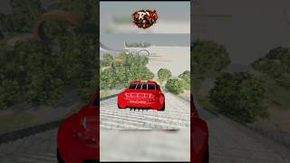 Stair To Hell vs Lightning McQueen 🚗🔥 | Can He Survive? #shorts#BeamNGDrive #LightningMcQueen #Stair