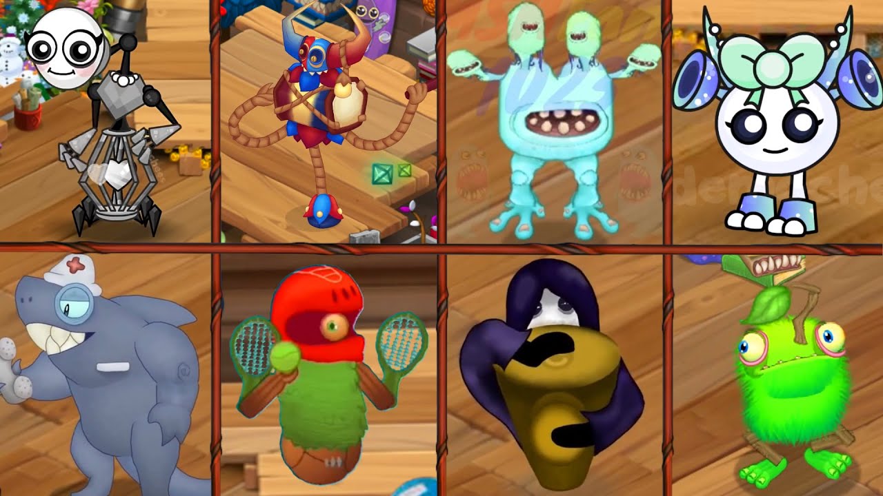 ALL Monster Seasonal Shanty Fanmade Vs Rare | My Singing Monster