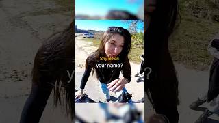 Biker Takes Free Girls on Ride !😍