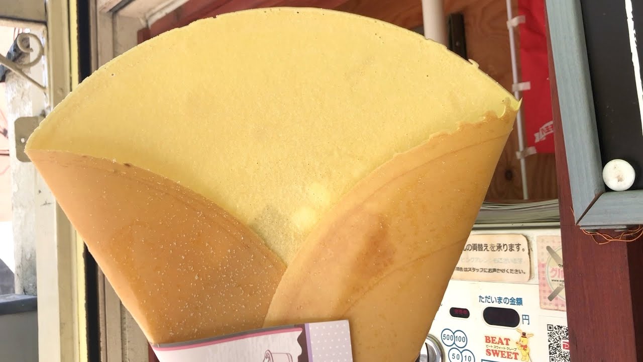 日本一でかいバターシュガーとケバブのクレープ見つけたよ