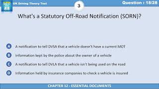 Essential Documents You Need for Your UK Driving Theory Test - Chapter 12