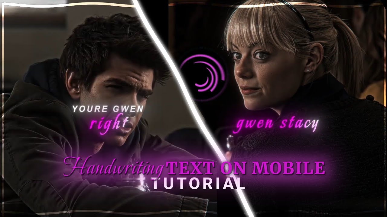 Handwriting text on Alight motion (+preset) 🔥