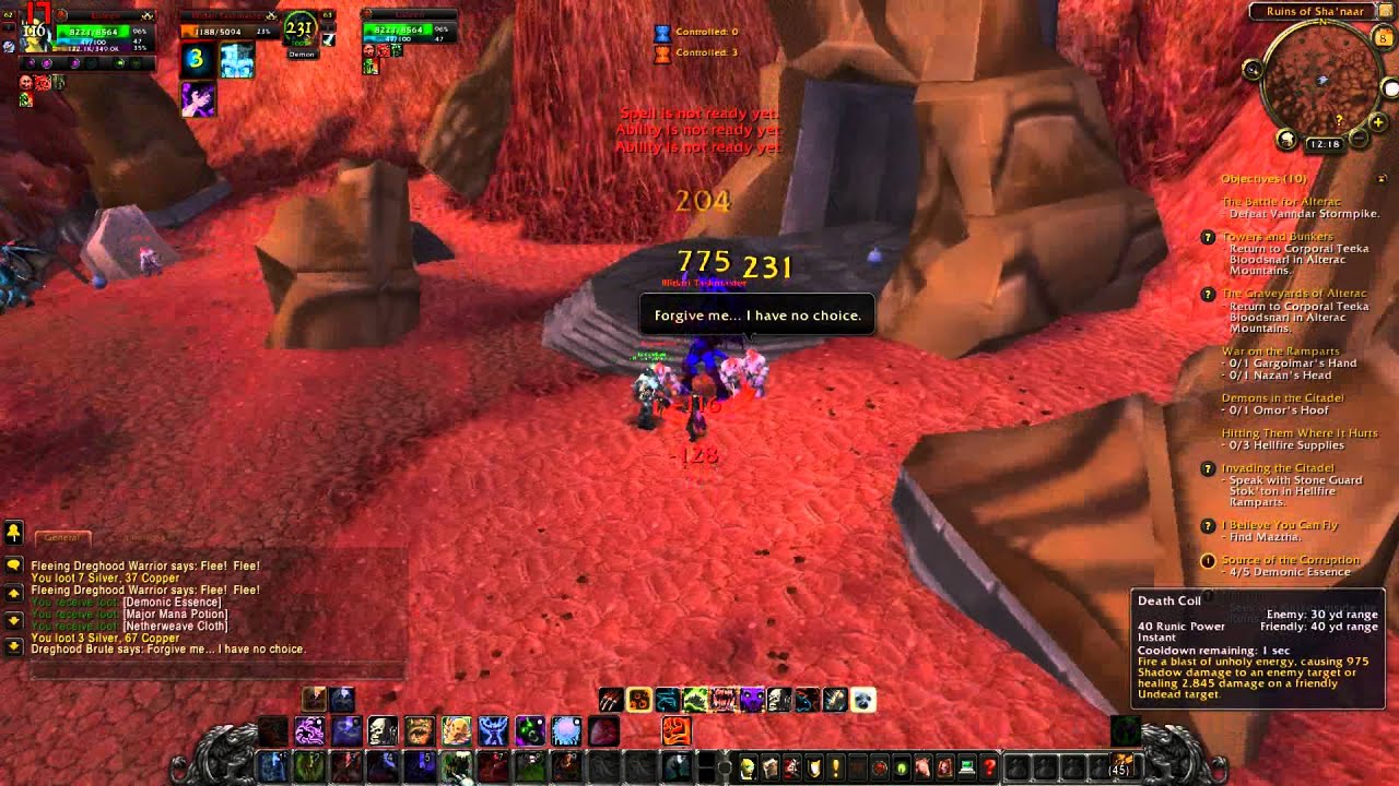 WoW Outland - Source of the corruption and Naladu and Traitor among Us and Dreghood Elders