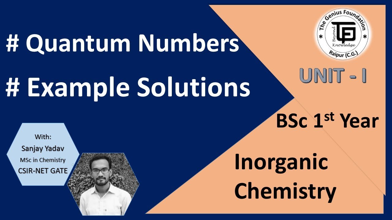 Quantum Number | Tricky Calculation of Quantum Number | Example Solutions |