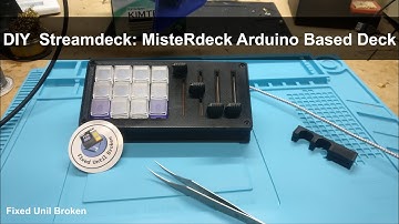 DIY  Streamdeck : MisteRdeck Arduino based MIDI Controller Stream Deck