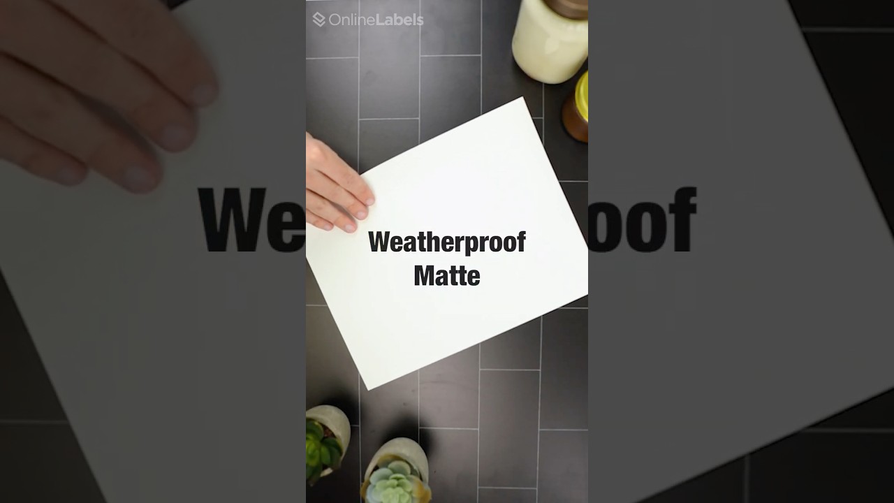 All Waterproof Label Materials💧(durable business labels)