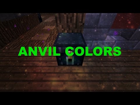 Minecraft Bukket Plugin - Anvil Colors  - Add Colors To Your Items