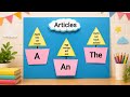 Articles English Grammar Chart | Articles Project | Articles English Grammar TLM #articleschart 
