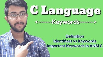 Keywords in C Language | Lecture 4 | C Language in Telugu | Vamsi Bhavani |