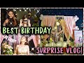 Throwing A Surprise Birthday Party For Her 25th 🌸 Vlog! ThatQuirkyMiss