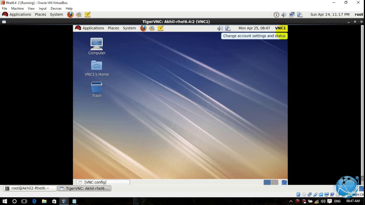 TigerVNC screenshot