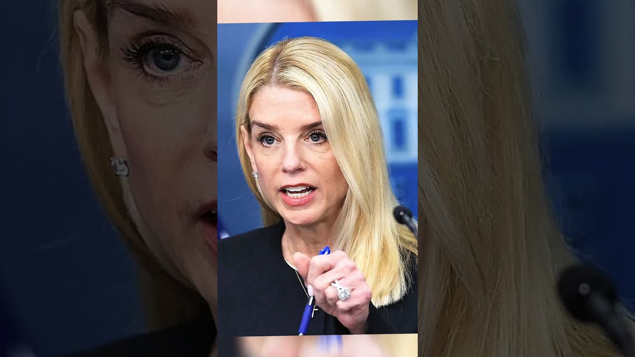 Pam Bondi Fires DOJ Staffer Over Viral Gesture 🔥😱 Us  News 