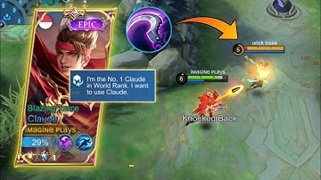 S25 FIRST CLAUDE GAME! | CLAUDE BEST BUILD | LEARN FROM THE BEST | MLBB